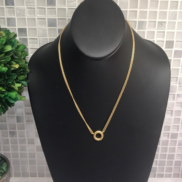 Madewell Jewelry - Madewell NEW Double chain circle